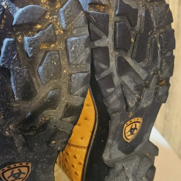 Ladies Faux Ostrich Print Ariat Fatbaby Boots - Picture 9 of 10